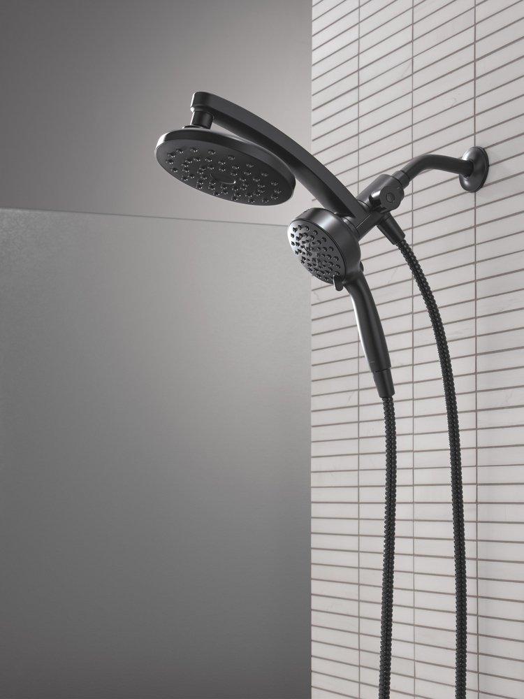Multi Function Showerhead in Matte Black 