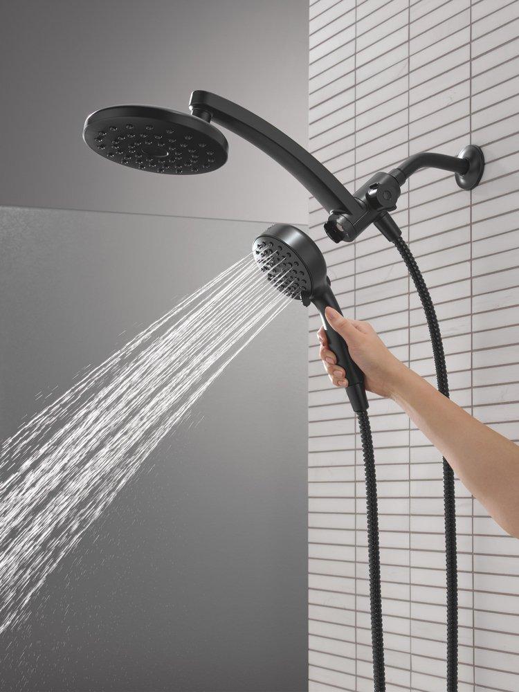 Multi Function Showerhead in Matte Black 