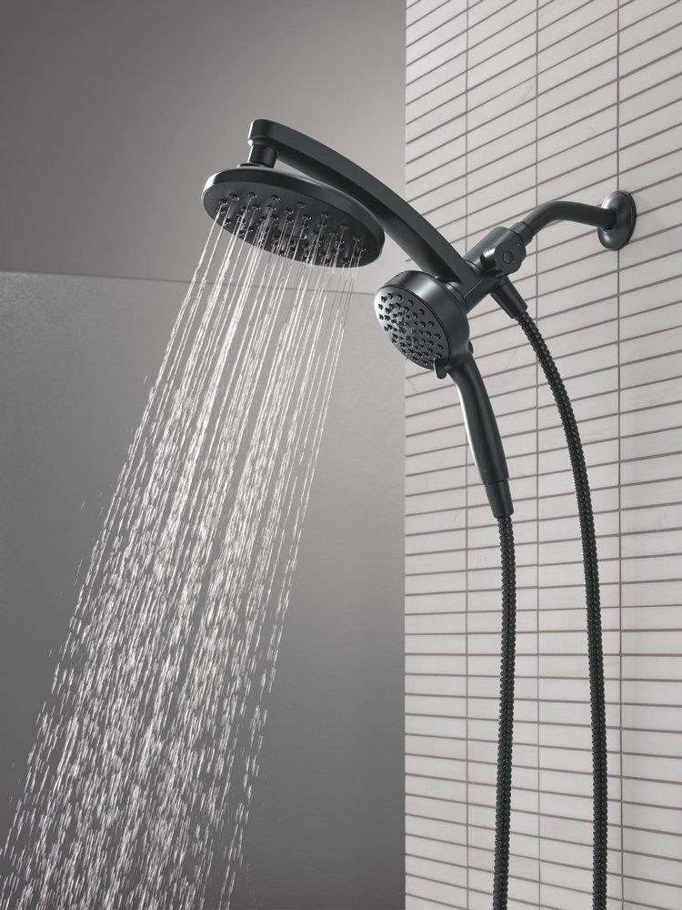Multi Function Showerhead in Matte Black 
