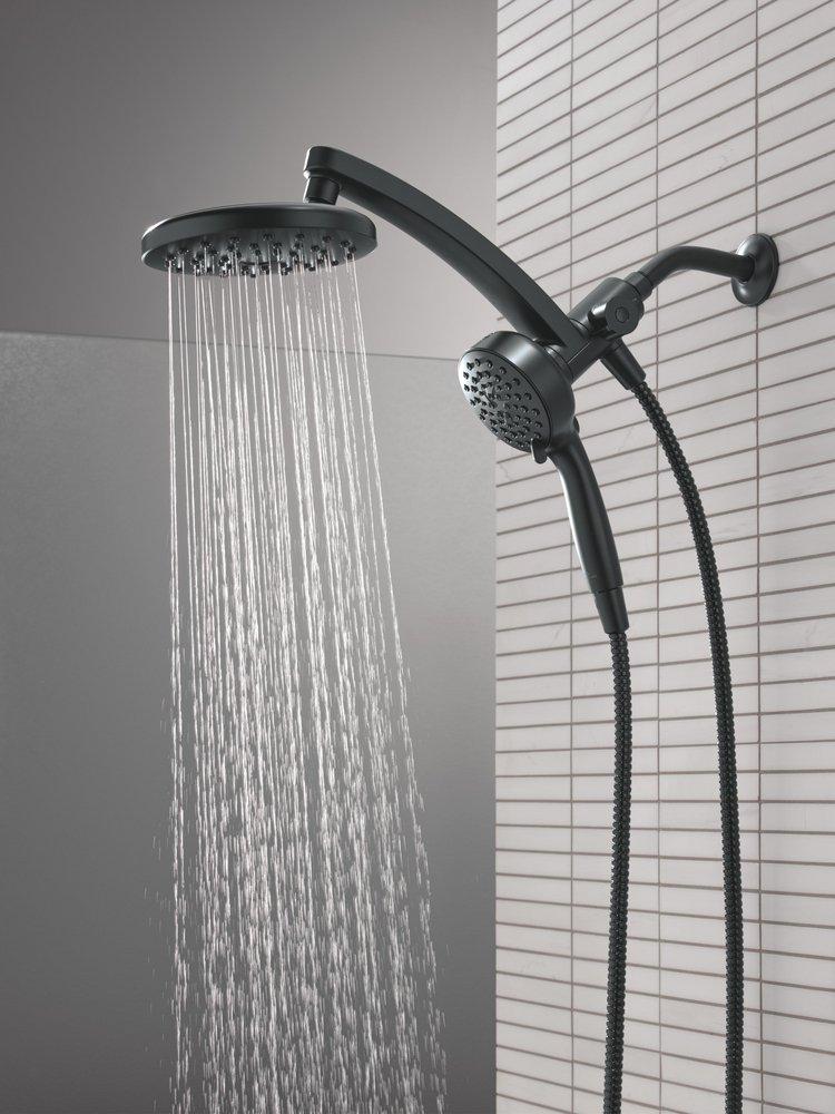 Multi Function Showerhead in Matte Black 
