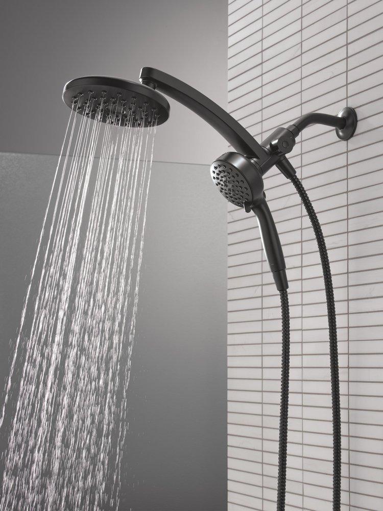 Multi Function Showerhead in Matte Black 