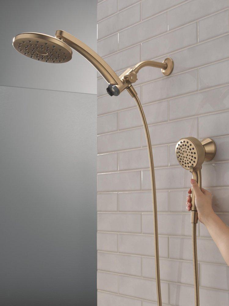 Multi Function Showerhead in Champagne Bronze 