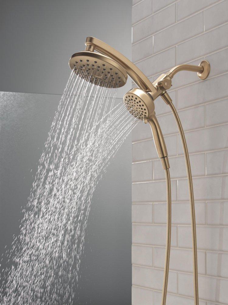 Multi Function Showerhead in Champagne Bronze 