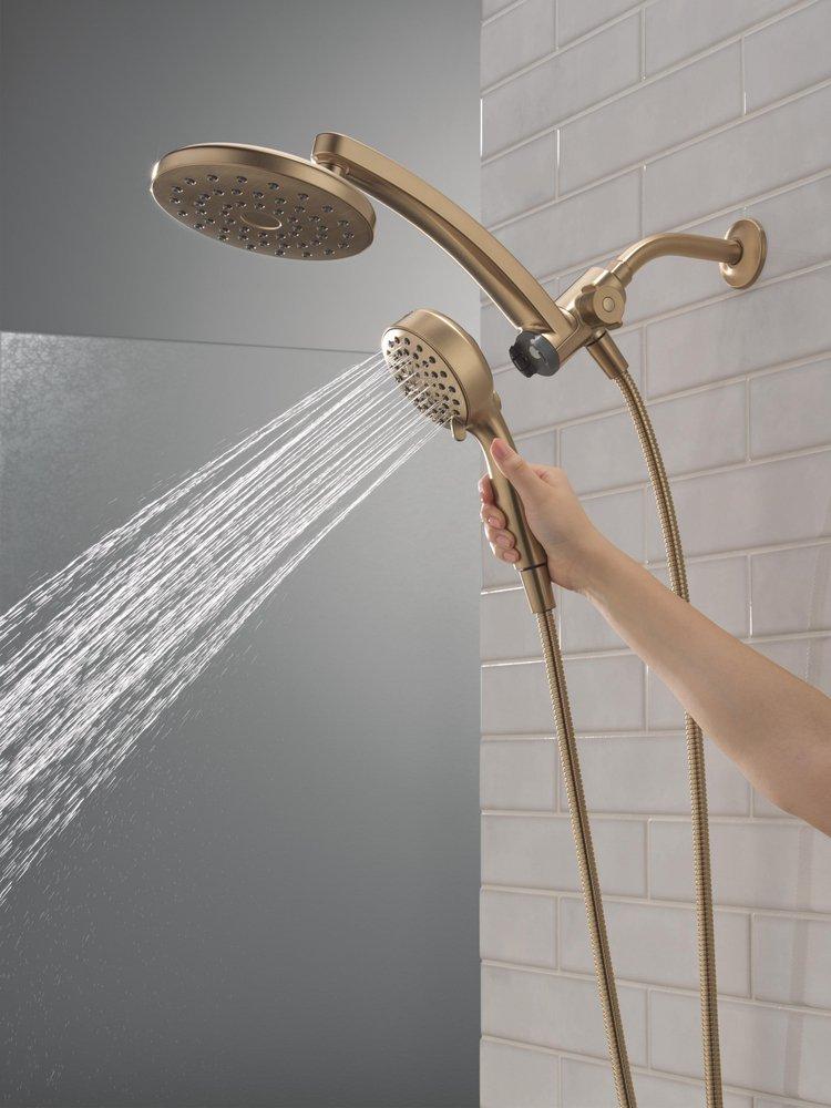Multi Function Showerhead in Champagne Bronze 