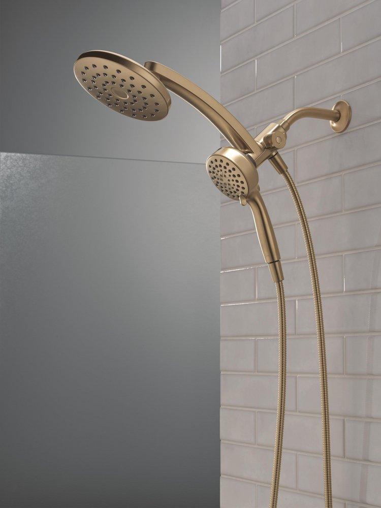 Multi Function Showerhead in Champagne Bronze 