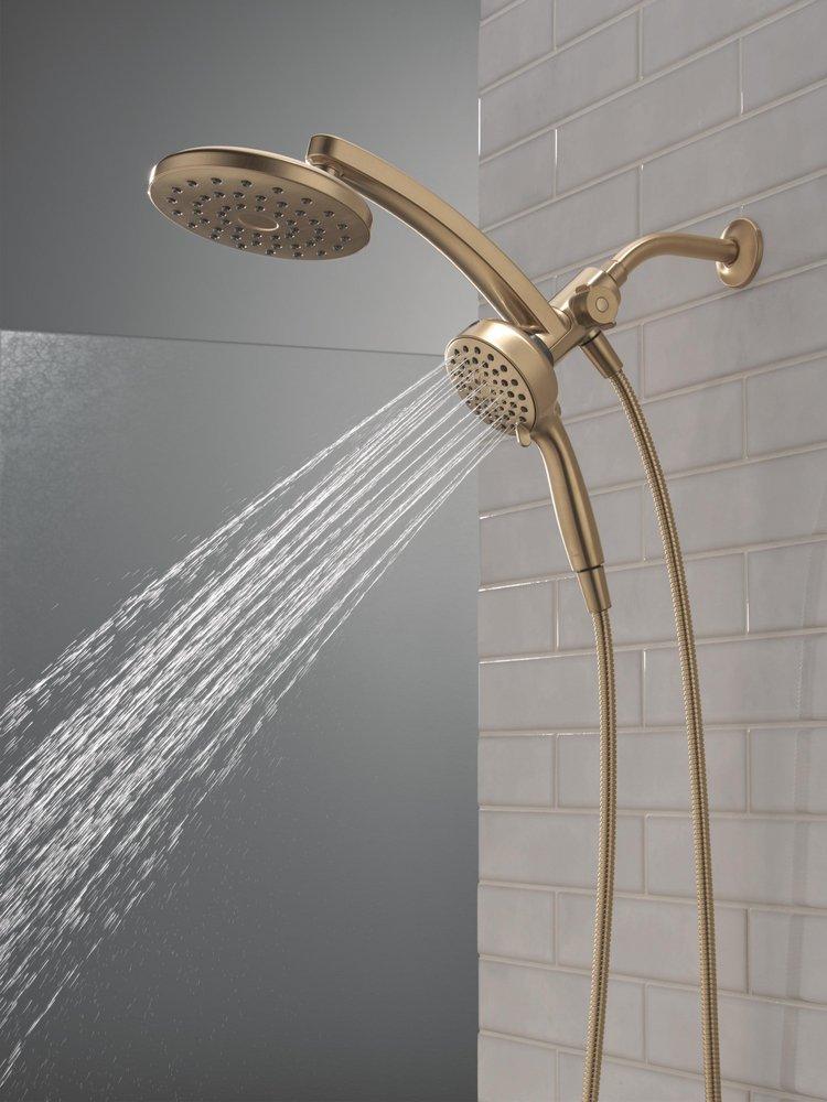 Multi Function Showerhead in Champagne Bronze 