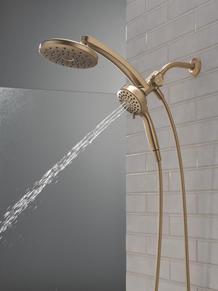 Multi Function Showerhead in Champagne Bronze 