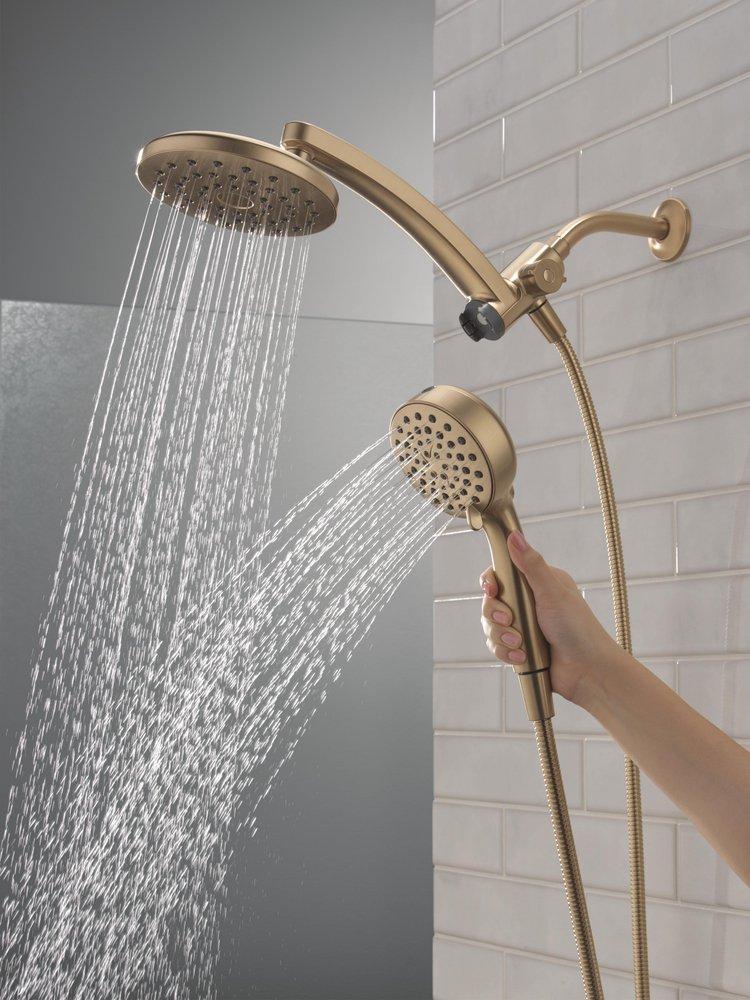 Multi Function Showerhead in Champagne Bronze 