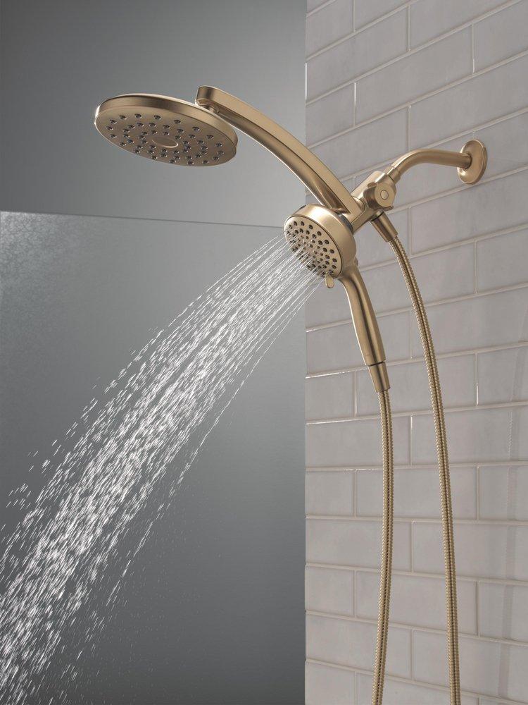 Multi Function Showerhead in Champagne Bronze 
