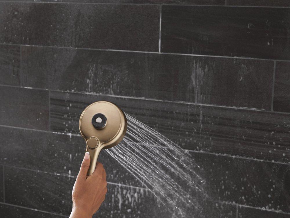Multi Function Showerhead in Champagne Bronze 