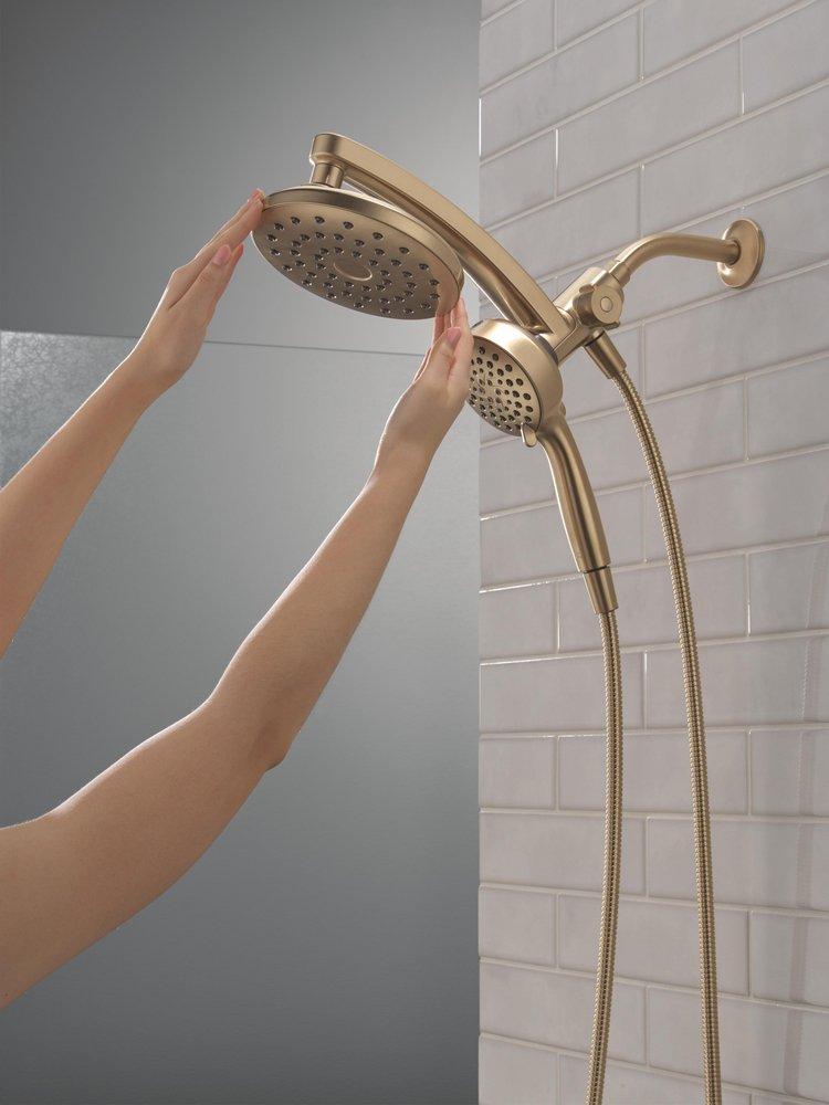 Multi Function Showerhead in Champagne Bronze 