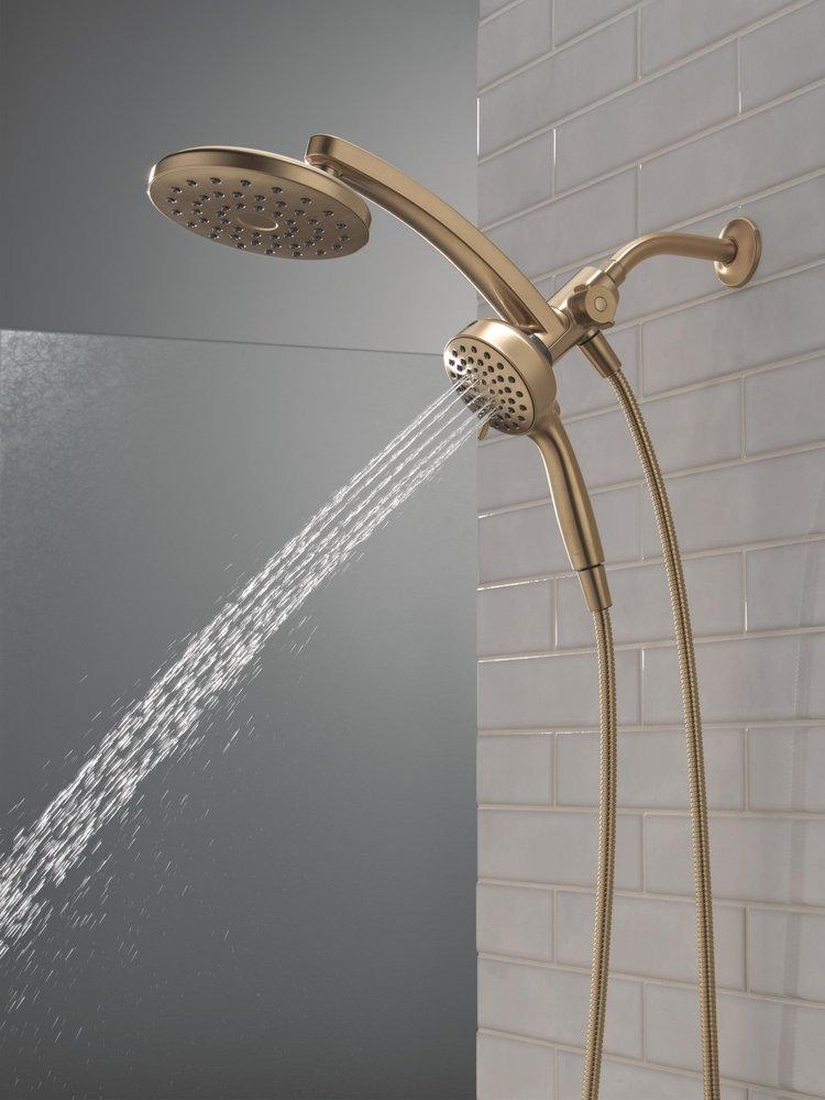 Multi Function Showerhead in Champagne Bronze 