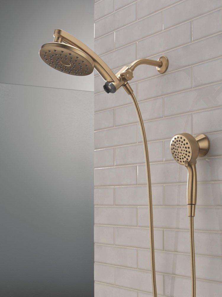 Multi Function Showerhead in Champagne Bronze 