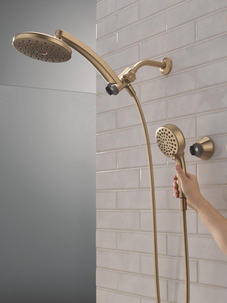 Multi Function Showerhead in Champagne Bronze 