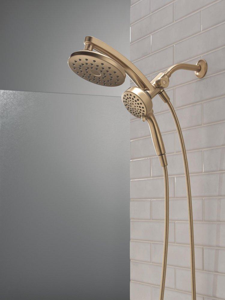 Multi Function Showerhead in Champagne Bronze 
