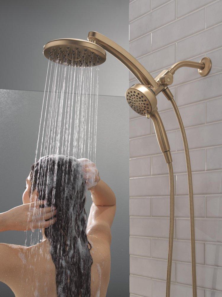 Multi Function Showerhead in Champagne Bronze 