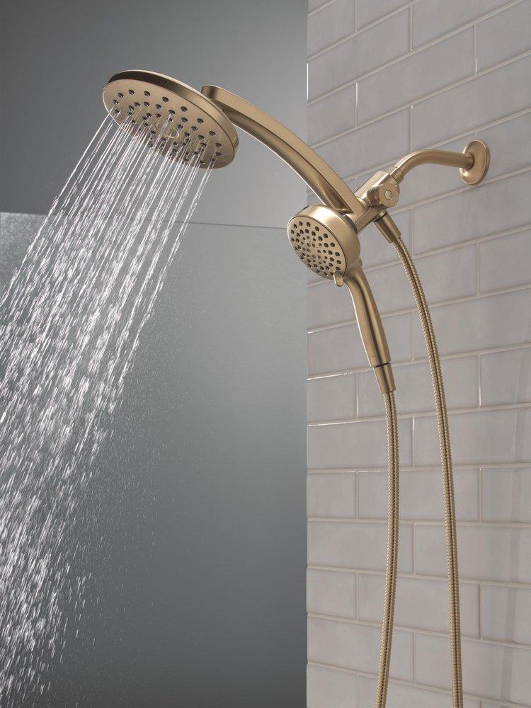 Multi Function Showerhead in Champagne Bronze 
