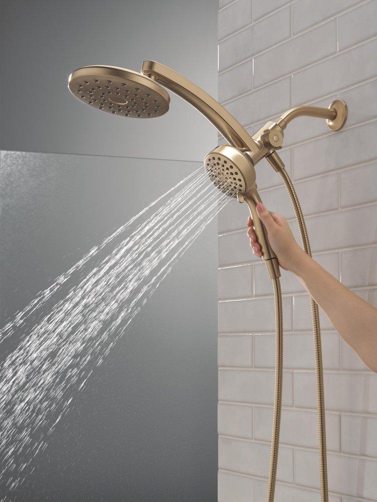 Multi Function Showerhead in Champagne Bronze 