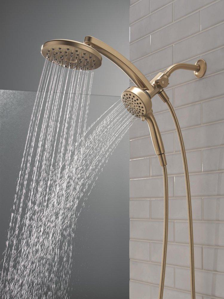 Multi Function Showerhead in Champagne Bronze 