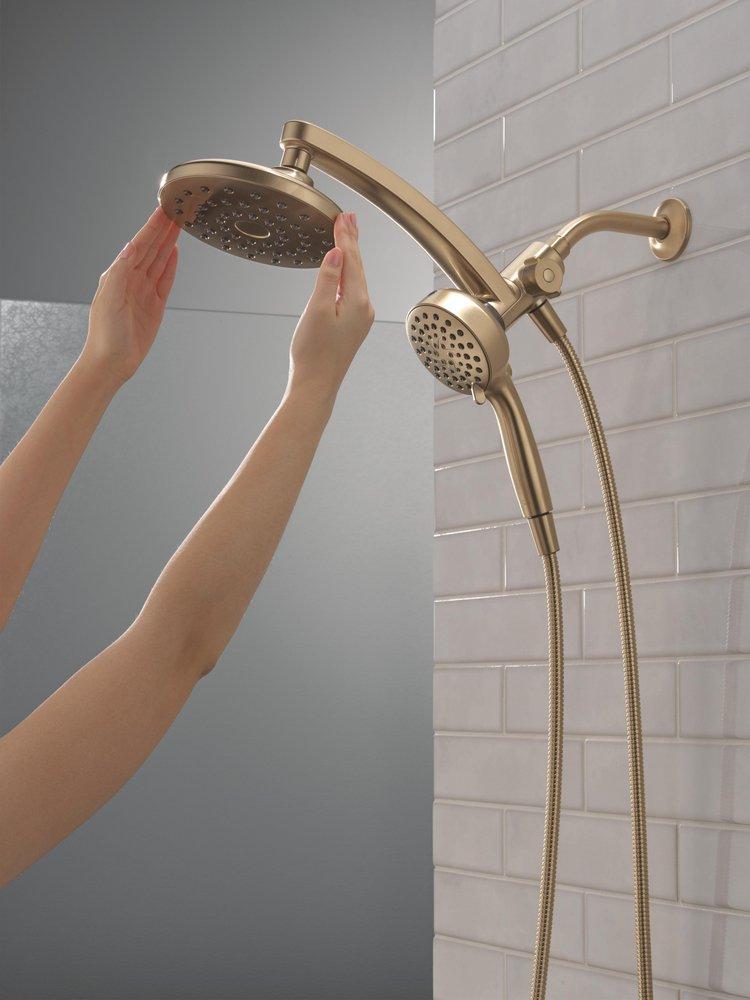 Multi Function Showerhead in Champagne Bronze 