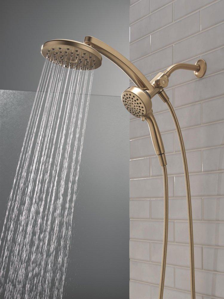 Multi Function Showerhead in Champagne Bronze 
