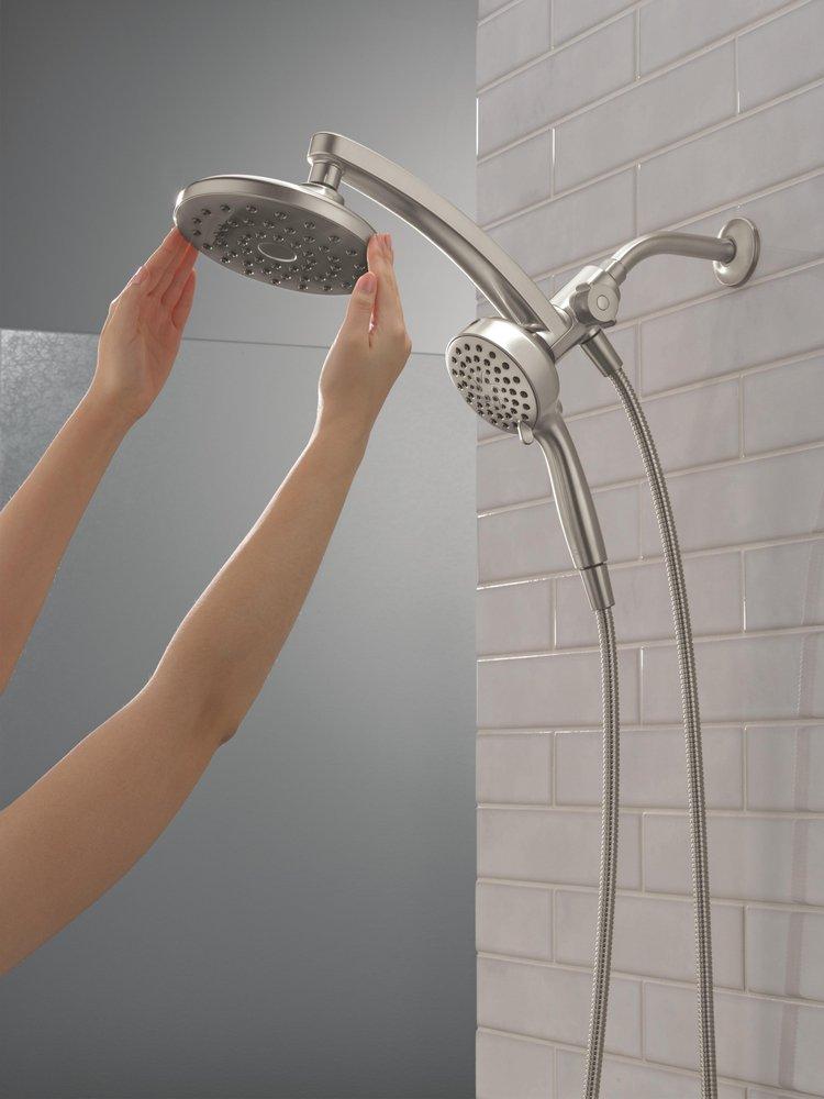 Multi Function Showerhead in SpotShield Brushed Nickel 