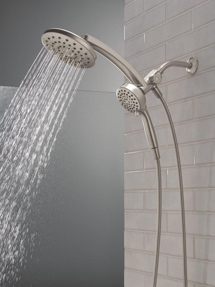 Multi Function Showerhead in SpotShield Brushed Nickel 