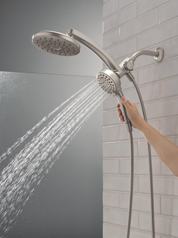 Multi Function Showerhead in SpotShield Brushed Nickel 