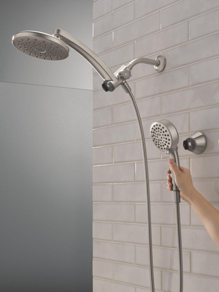 Multi Function Showerhead in SpotShield Brushed Nickel 