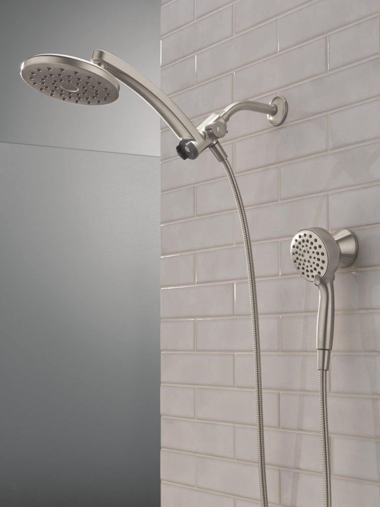 Multi Function Showerhead in SpotShield Brushed Nickel 