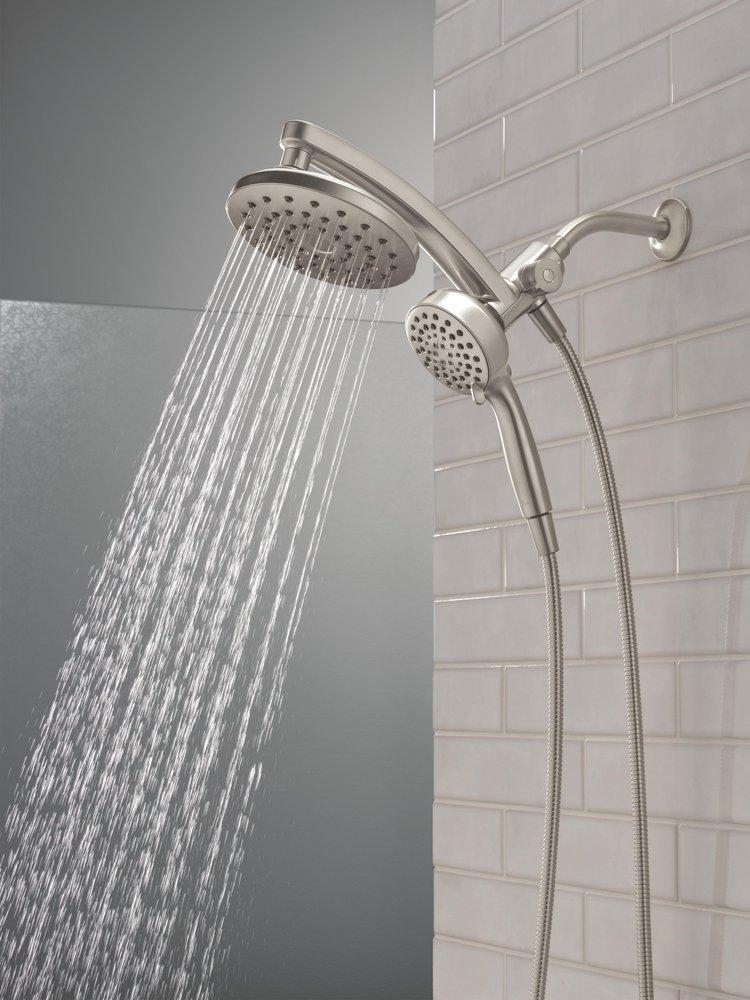 Multi Function Showerhead in SpotShield Brushed Nickel 
