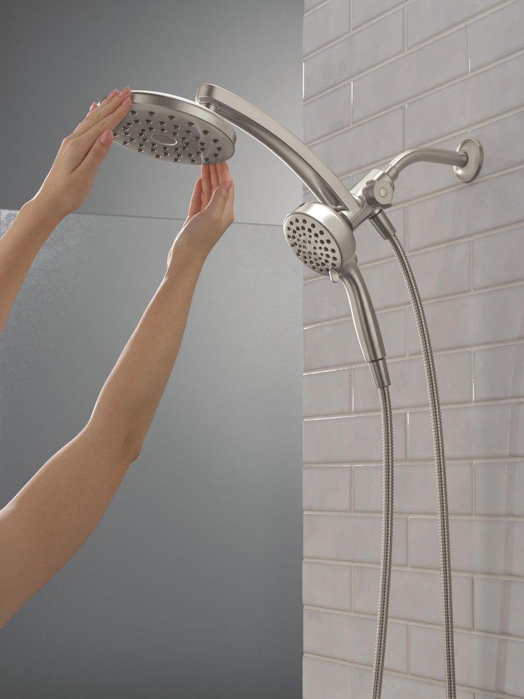 Multi Function Showerhead in SpotShield Brushed Nickel 