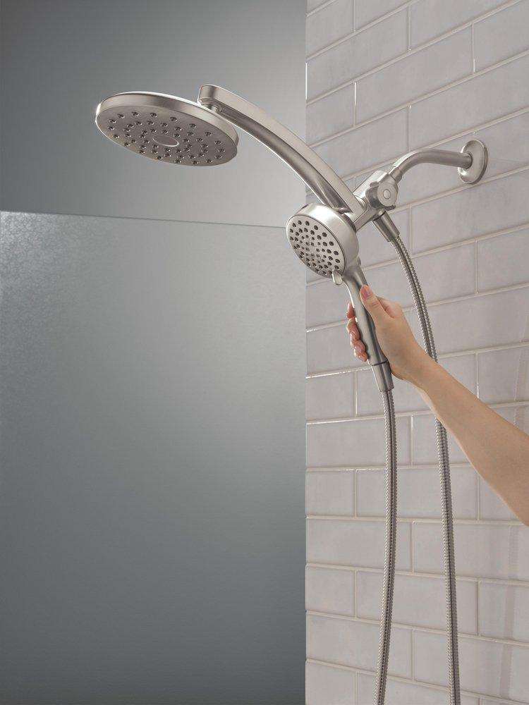 Multi Function Showerhead in SpotShield Brushed Nickel 
