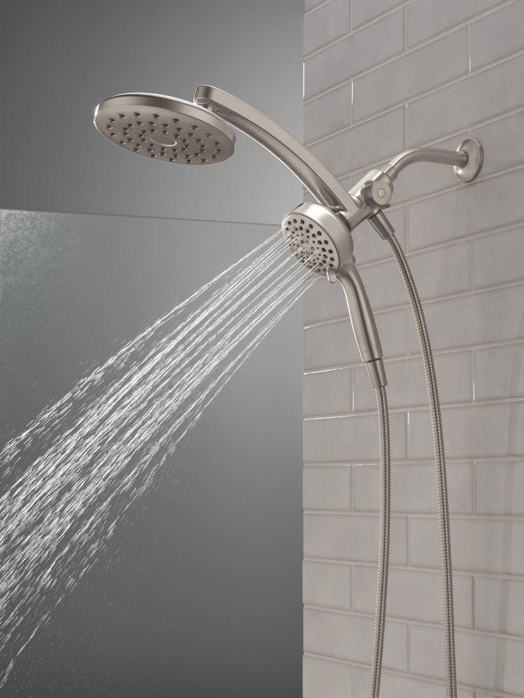 Multi Function Showerhead in SpotShield Brushed Nickel 