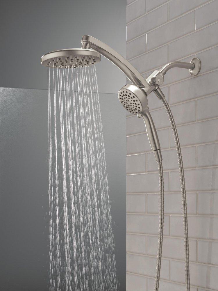 Multi Function Showerhead in SpotShield Brushed Nickel 