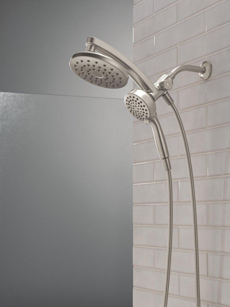 Multi Function Showerhead in SpotShield Brushed Nickel 
