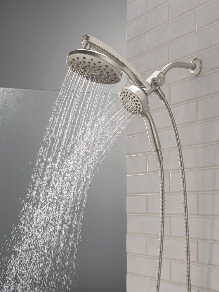 Multi Function Showerhead in SpotShield Brushed Nickel 