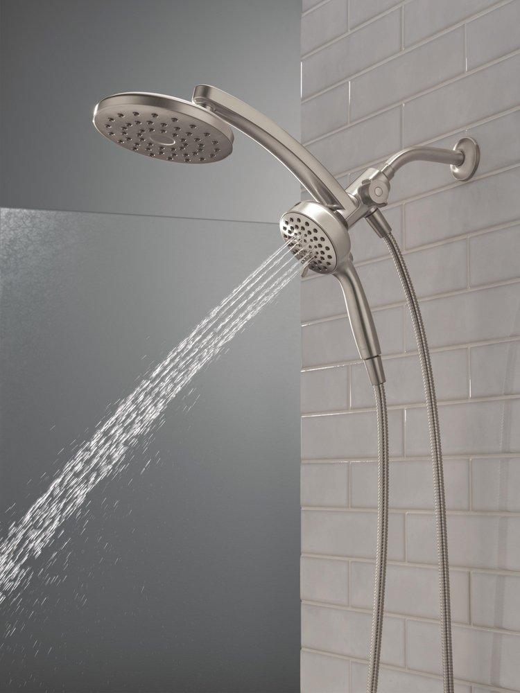 Multi Function Showerhead in SpotShield Brushed Nickel 