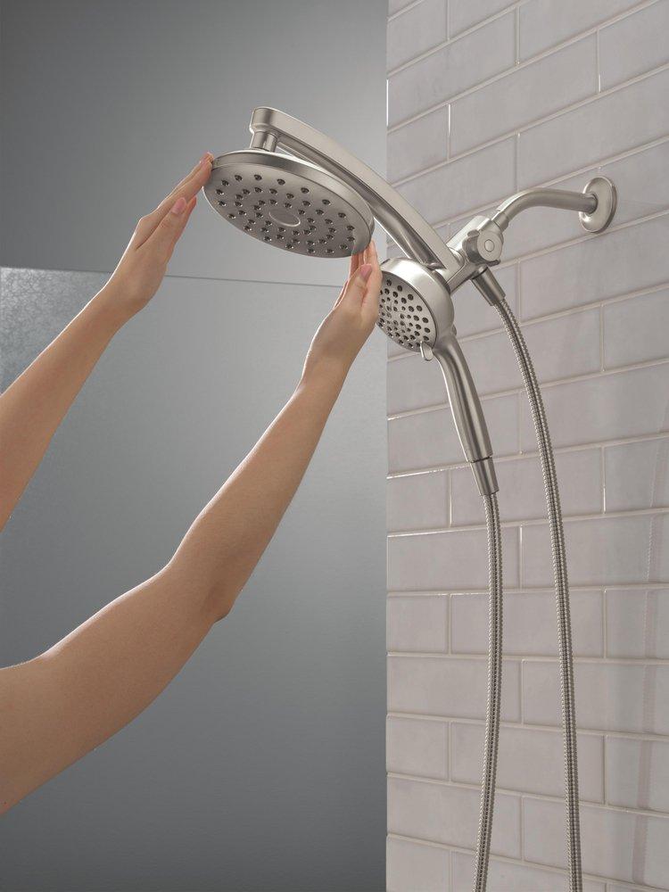 Multi Function Showerhead in SpotShield Brushed Nickel 