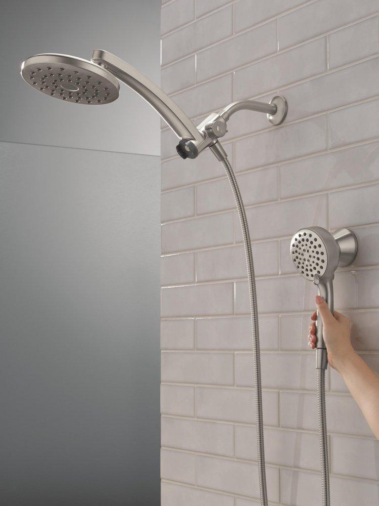 Multi Function Showerhead in SpotShield Brushed Nickel 