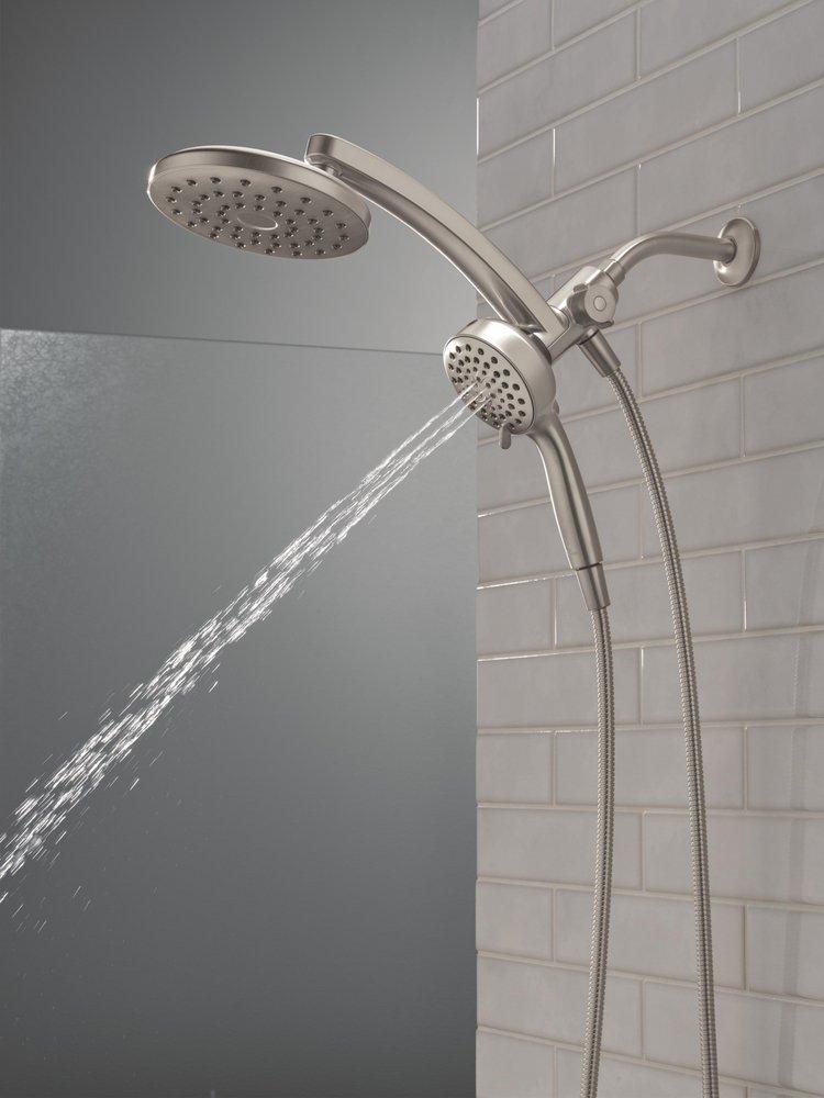 Multi Function Showerhead in SpotShield Brushed Nickel 