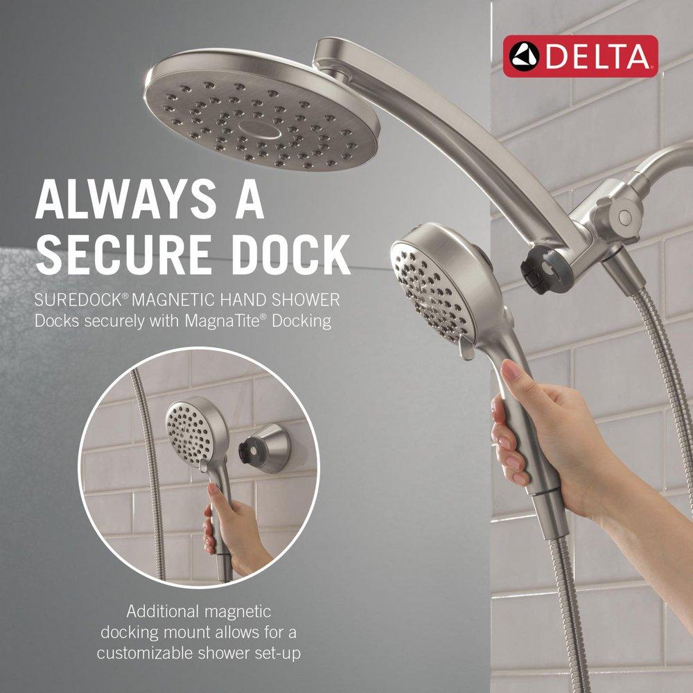 Multi Function Showerhead in SpotShield Brushed Nickel 
