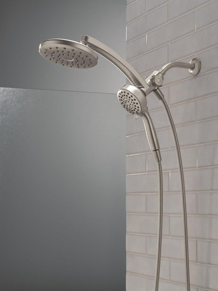 Multi Function Showerhead in SpotShield Brushed Nickel 