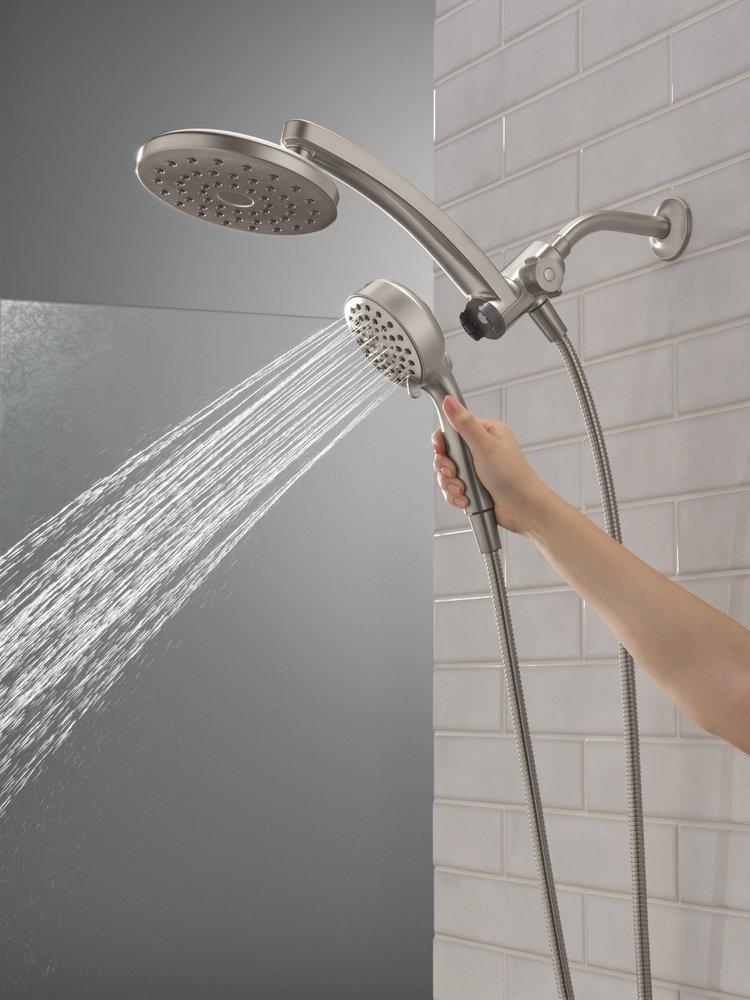 Multi Function Showerhead in SpotShield Brushed Nickel 