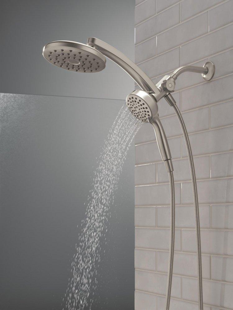 Multi Function Showerhead in SpotShield Brushed Nickel 