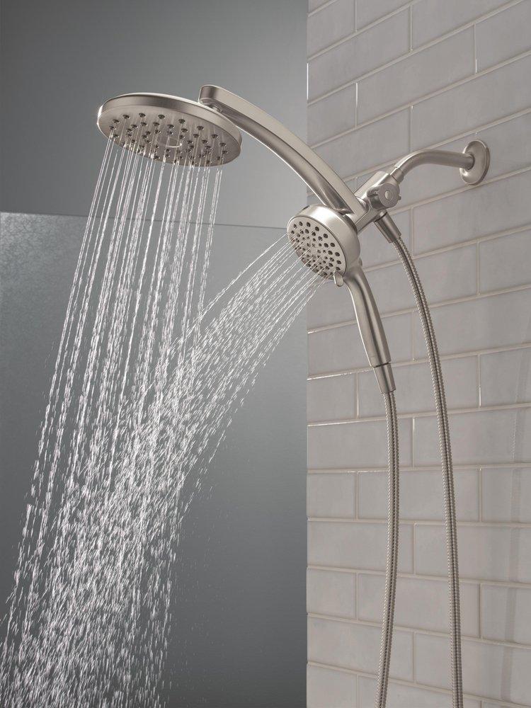 Multi Function Showerhead in SpotShield Brushed Nickel 