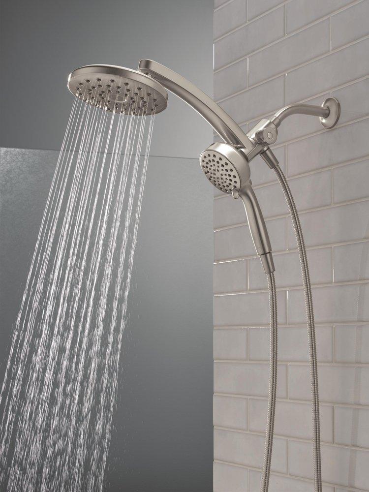 Multi Function Showerhead in SpotShield Brushed Nickel 