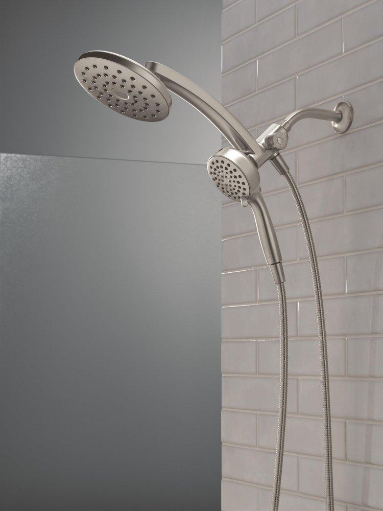 Multi Function Showerhead in SpotShield Brushed Nickel 