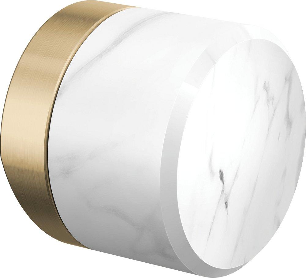 BRIZO ODIN KITCHEN FAUCET WHITE MARBLE KNOB HANDLE KIT 