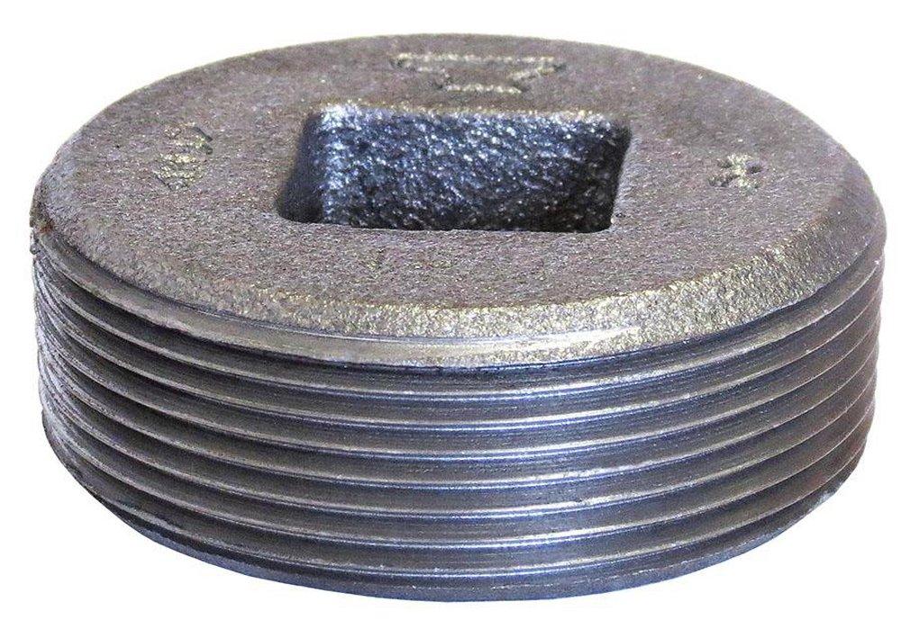 Threaded 150# Domestic Black Malleable Iron Plug 